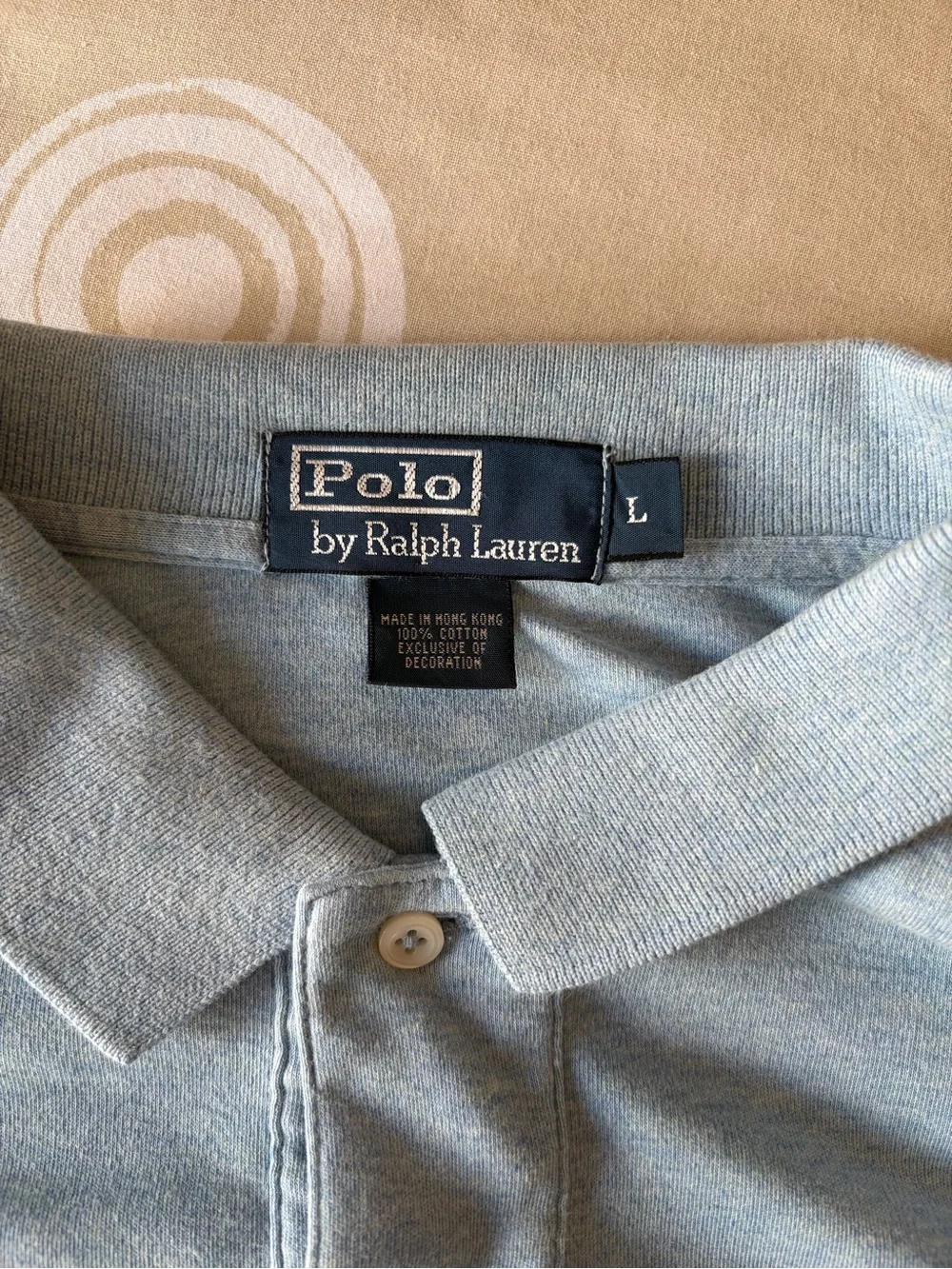 Vintage Polo Ralph Lauren Polo Shirt Mens L Blue Red Pony